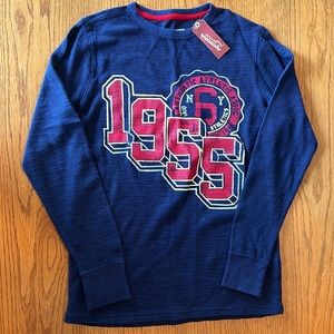 Arizona Jean Co.  Boys XL (14-16). Navy Stone NWT. Long sleeve